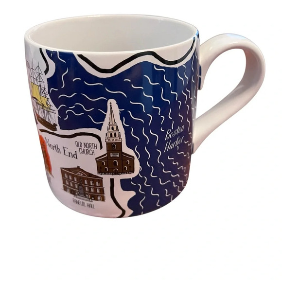 Mapquest Collection Boston Landmarks Oversized Mug - Picture 4 of 6